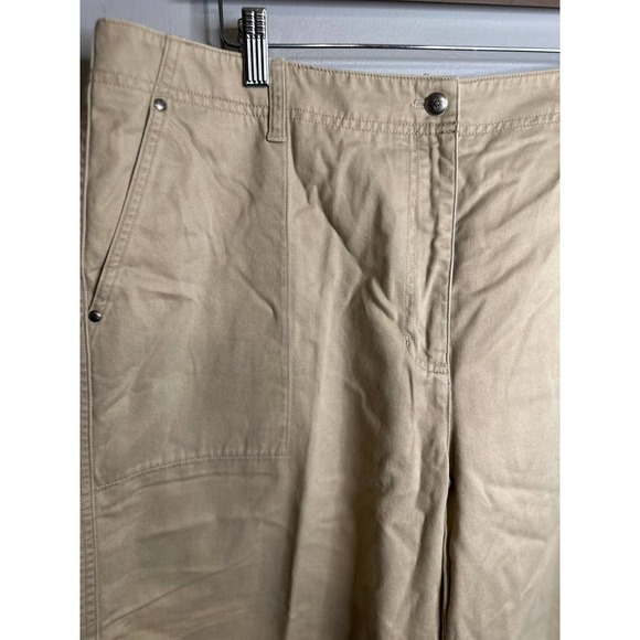 Ralph Lauren Beige/Tan Casual Cropped pants - size 16 - Picture 2 of 5